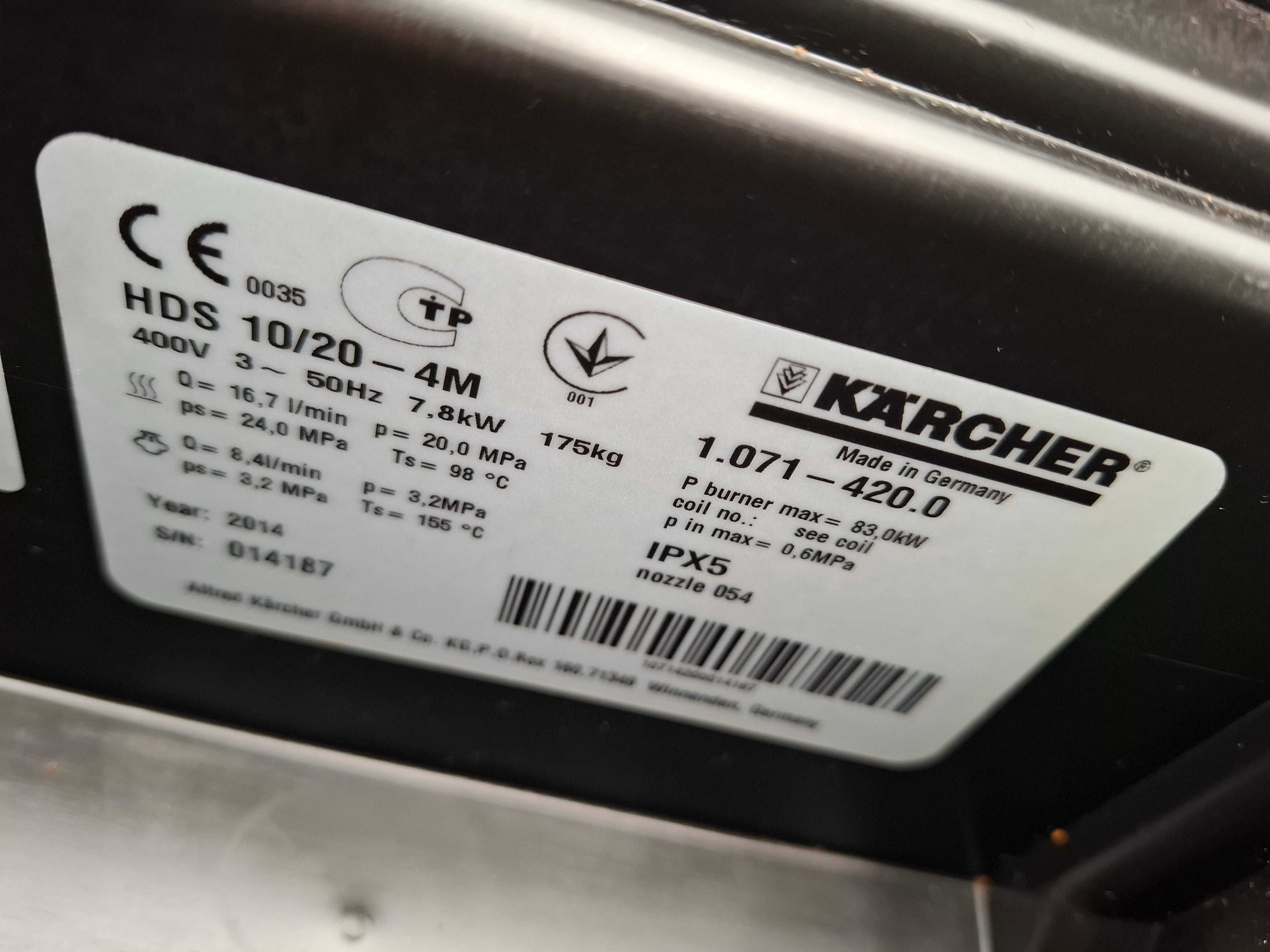 Myjka ciśnieniowa Karcher HDS 10/20-4M* Gwarancja*