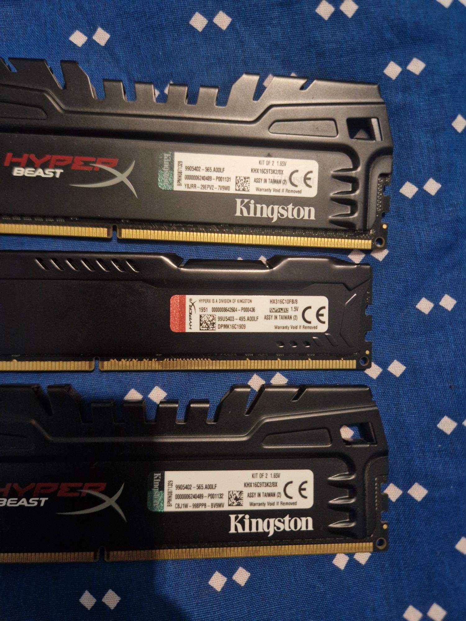 RAM DDR3 - 16GB Kingston