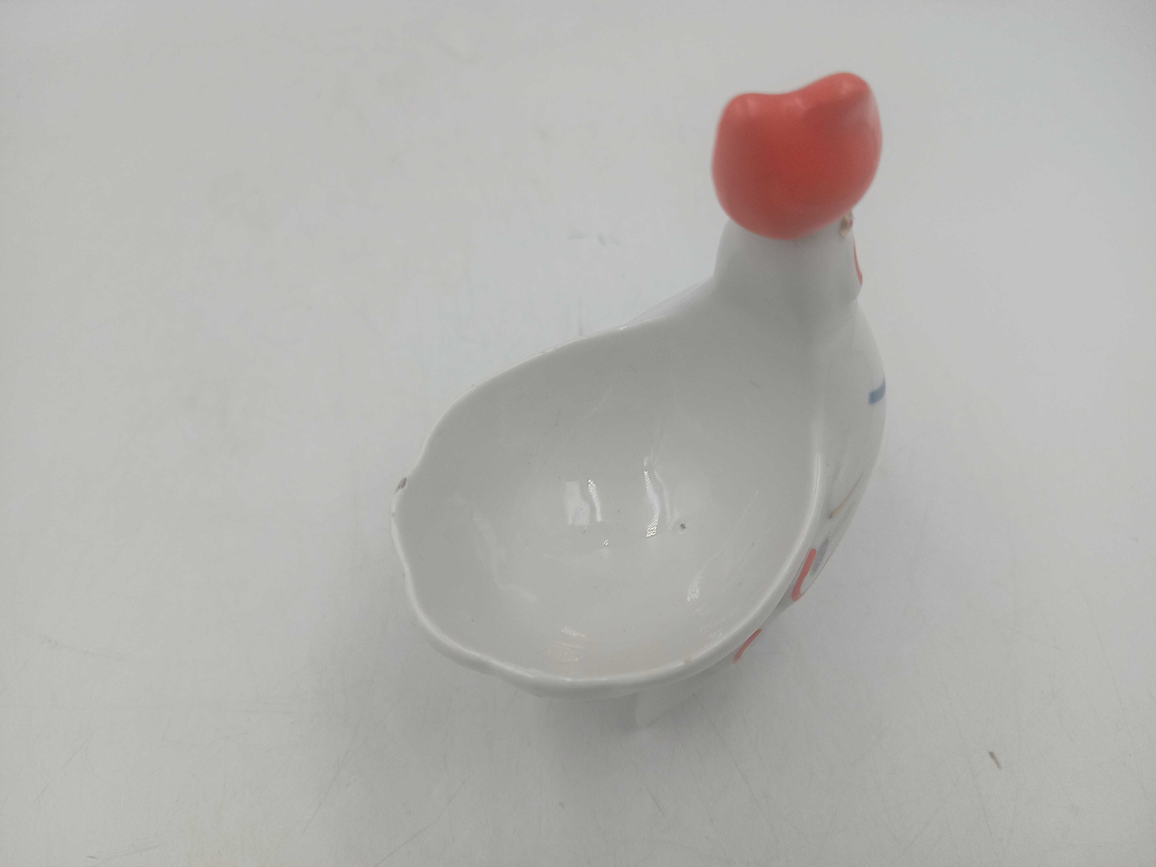 Solniczka kogut Połonne porcelana z PRL