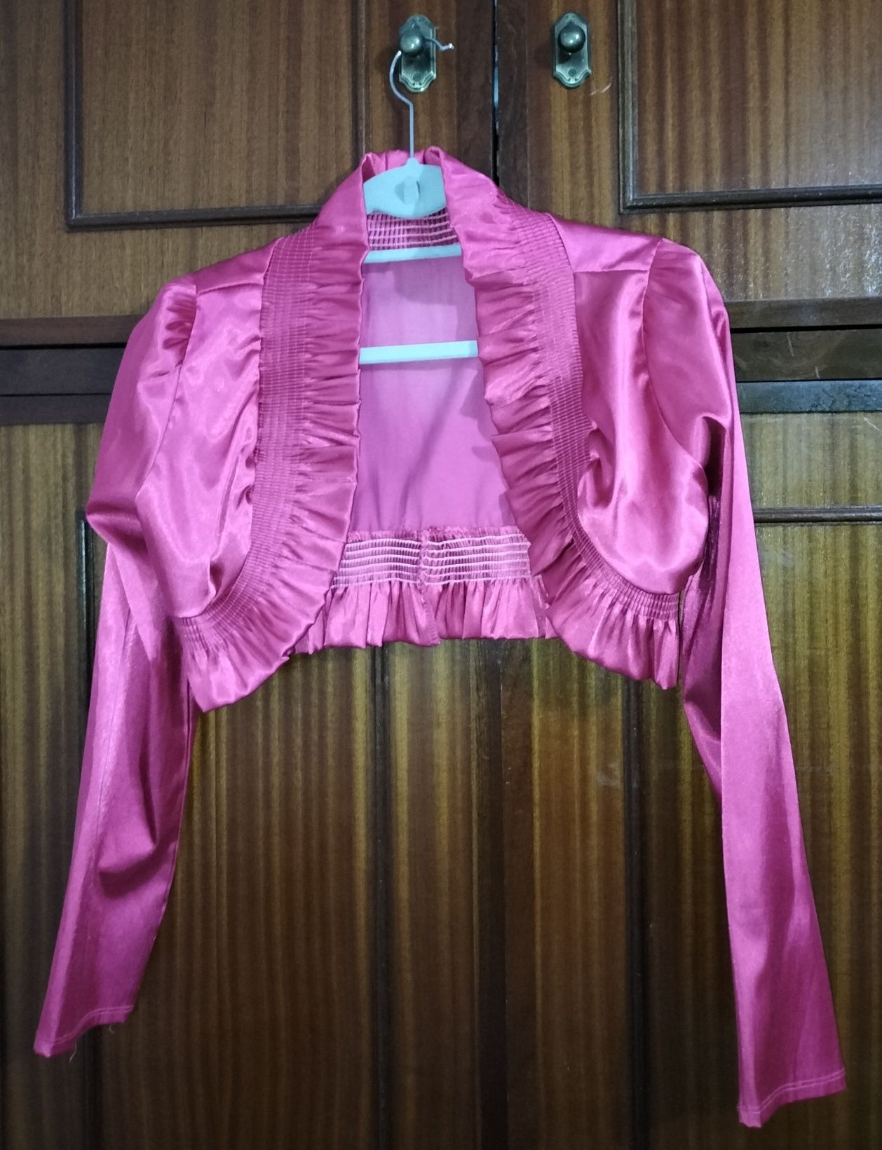Casaquinha cor de Rosa