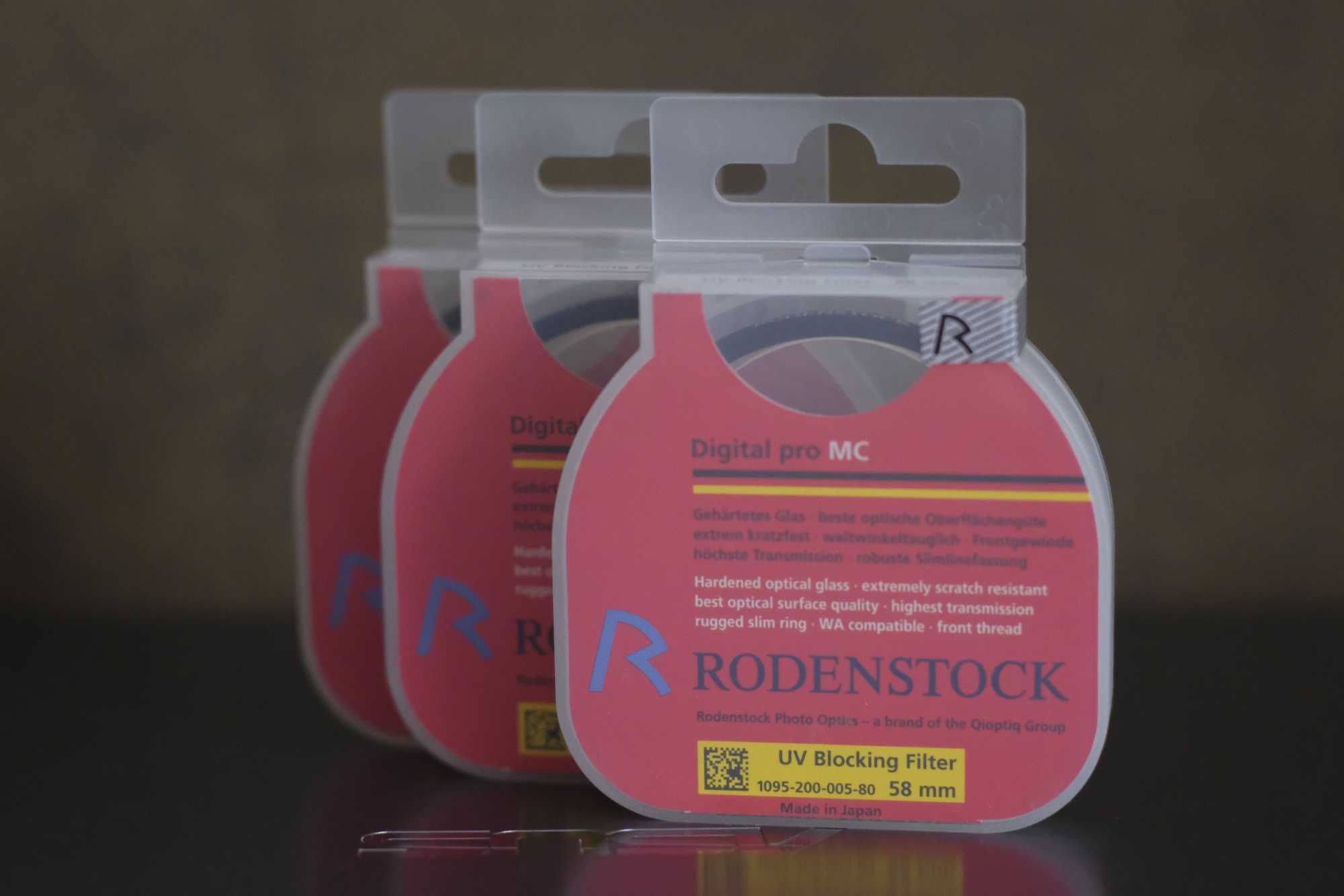 Светофильтр Rodenstock 58mm UV Haze MC Red Label  Fujifilm 18-55 Sony