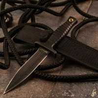 Nóż taktyczny Dagger SZTYLET Survival rzutka + kabura MTECH Black ND85