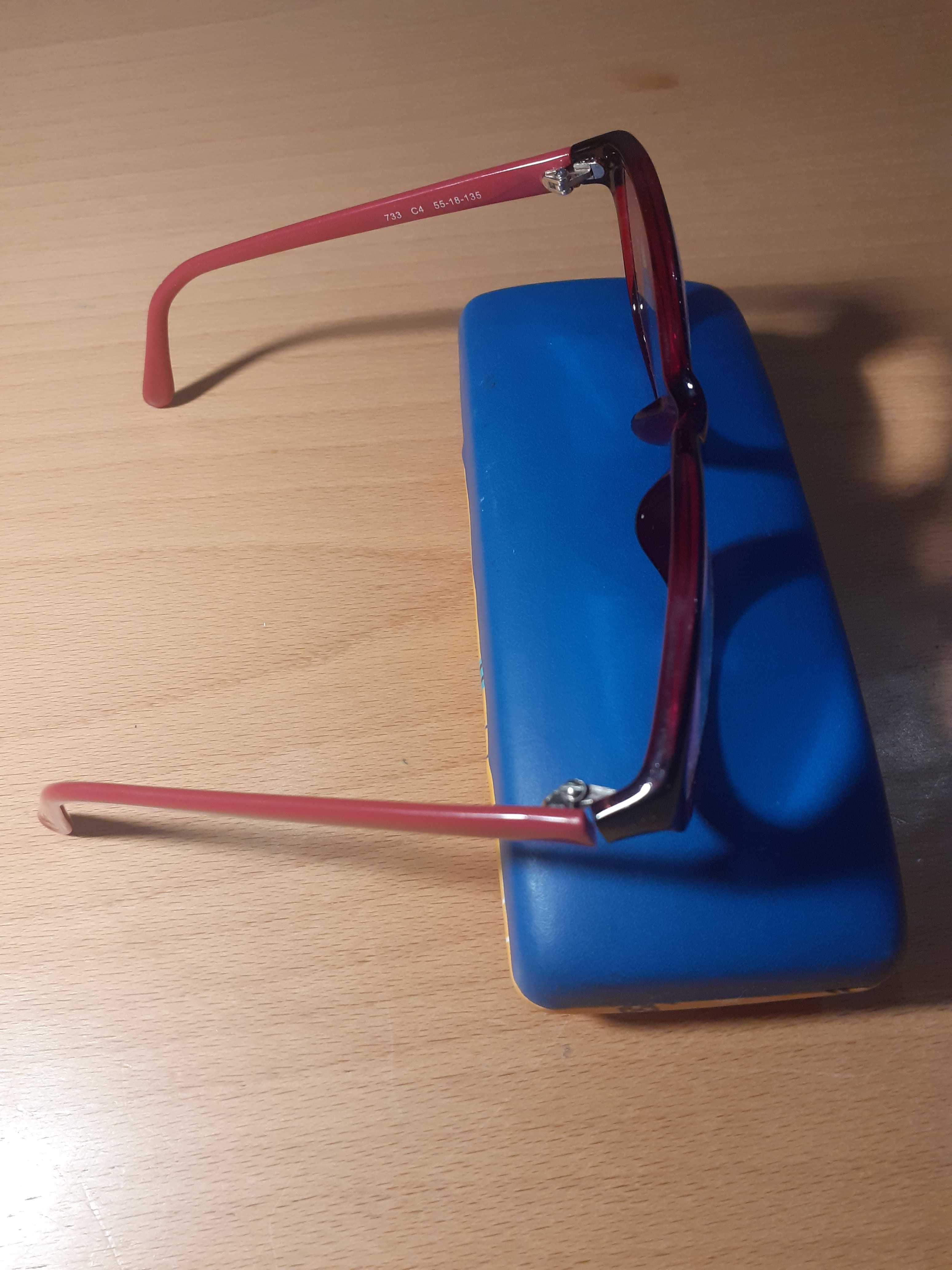 Oprawki do Okularów damskie czerwone różowe okulary tanio