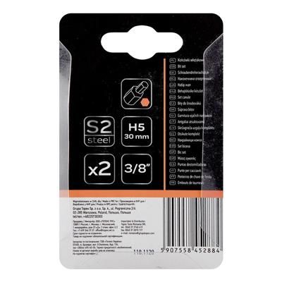 Końcówka HEX imbus 5mm L-30mm 3/8 S2 2szt Neo