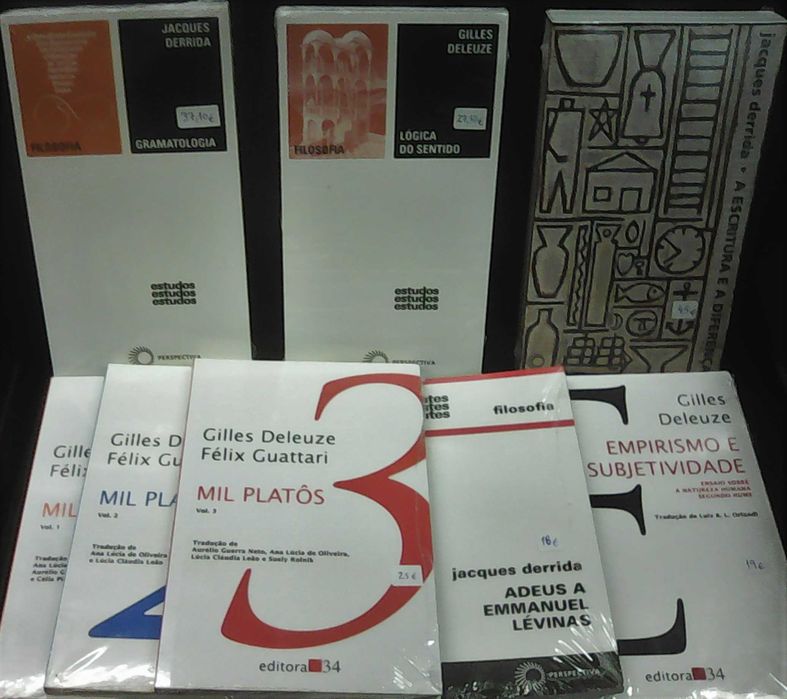 Giles Deleuze e Paul Ricoeur -  20  Livros