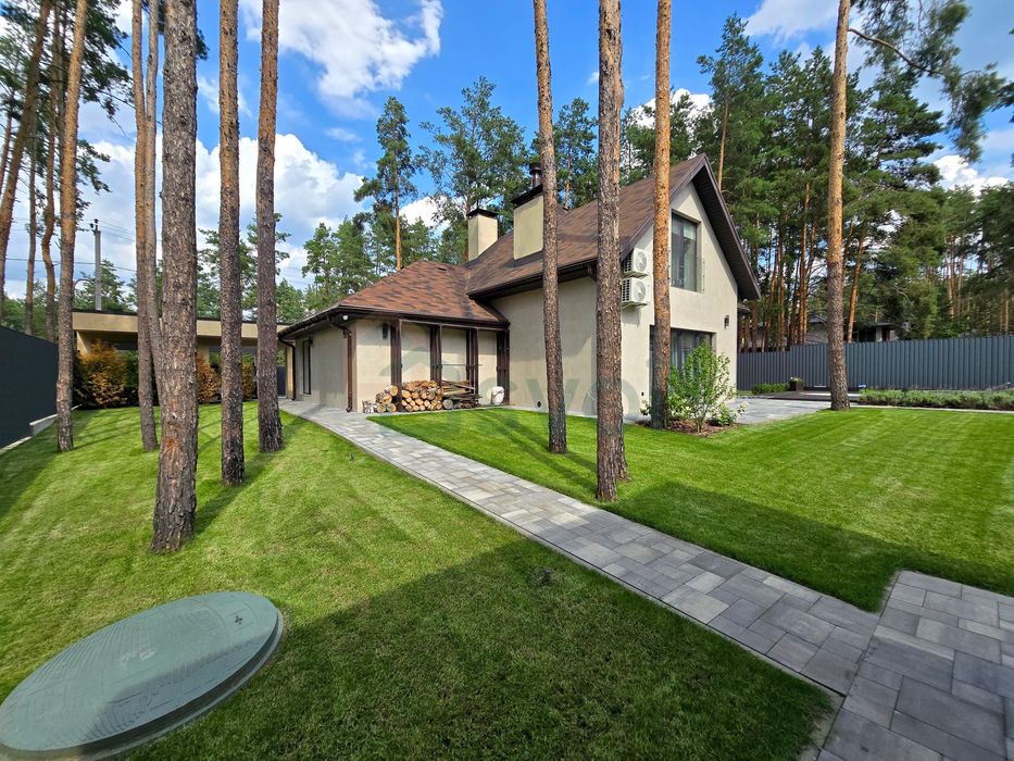 Ліс, тиша, басейн, баня, камін — все, що треба для життя. Лісова Буча