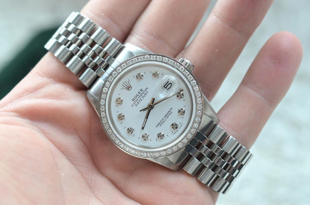 Rolex Datejust 16030 diamenty 36mm icet