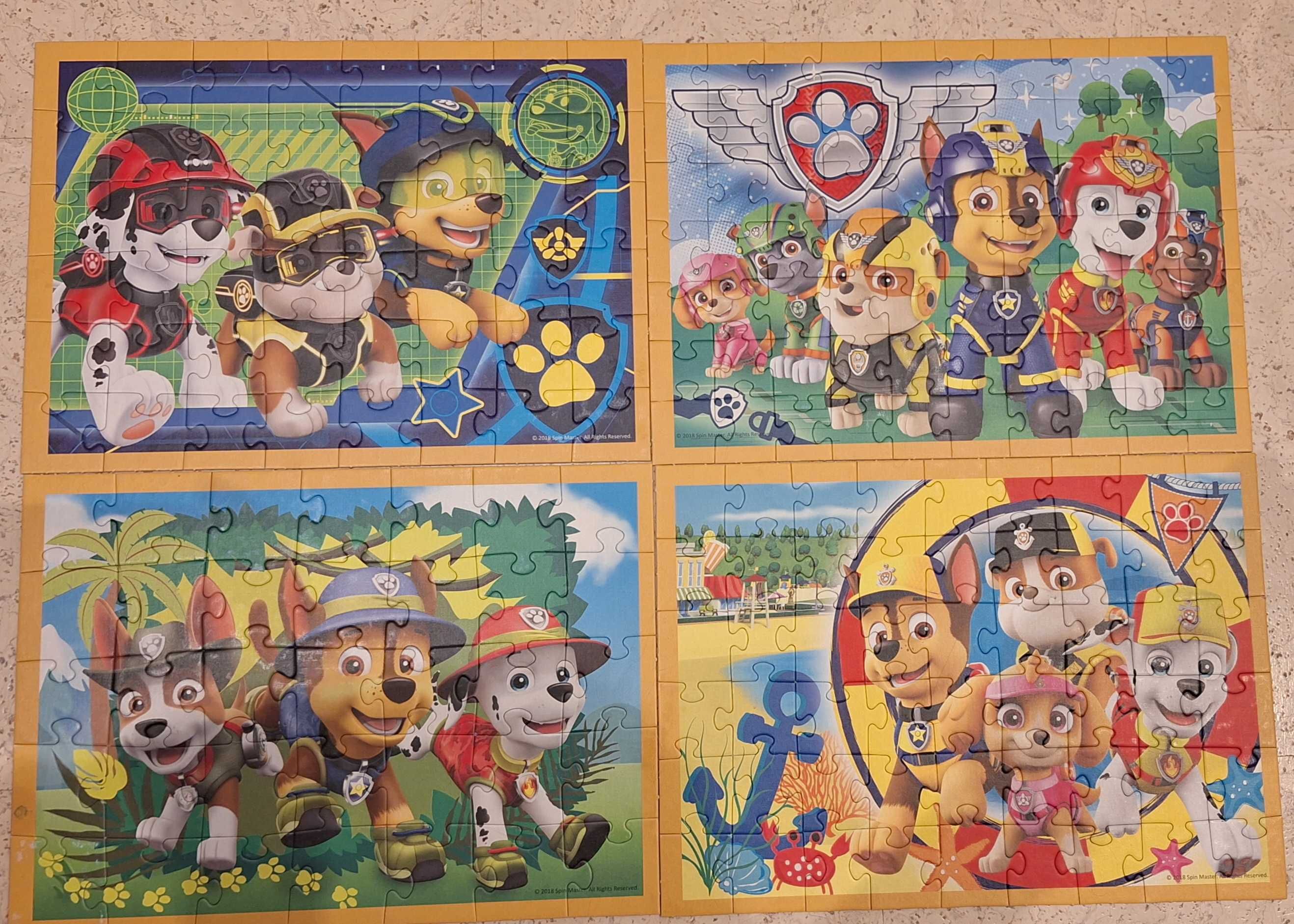 PUZZLE 4W1 Psi Patrol  207 EL 4+ TREFL