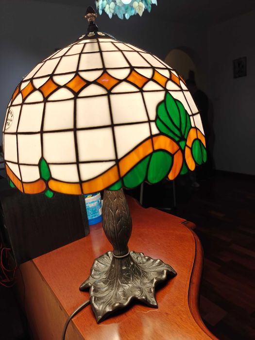 Stołowa lampa witrażowa Tiffany - Kędzierzyn-Koźle