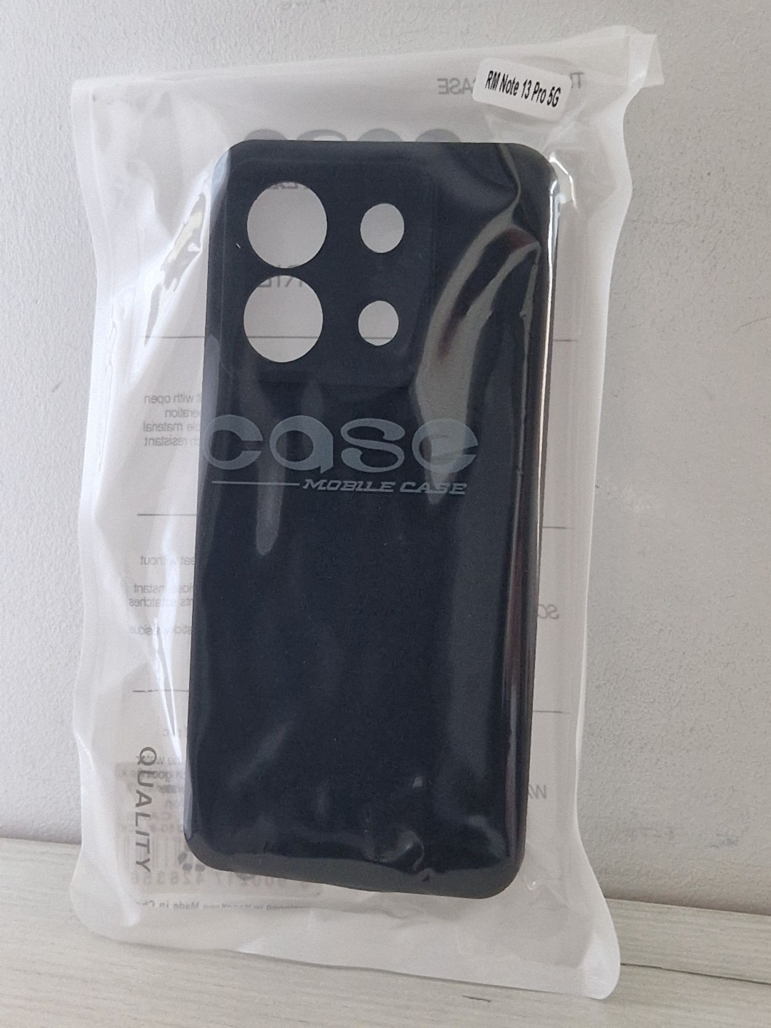 Silicone Lite Case do Xiaomi Redmi Note 13 Pro 5G czarny