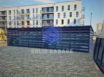 Kojec garaż blaszany wiata śmietnikowa 12x5m (garaz zabudowa na kosze)