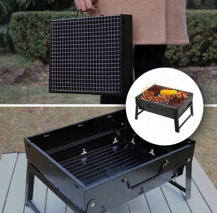 Grill turystyczny razem z rozpałką