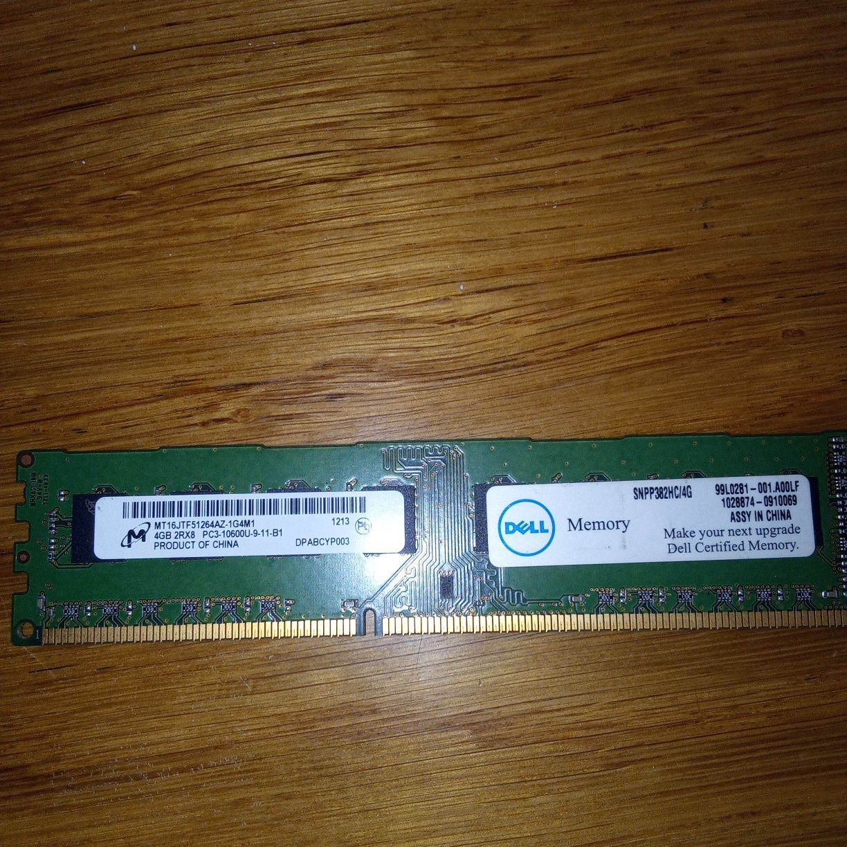 Pamić ram Dell 4gb DDR3