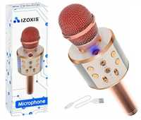 Mikrofon karaoke z głośnikiem Bluetooth 4.0 pink * VideoPlay Wejherowo