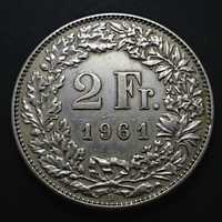 2 франка монета Срібло швейцарія frank