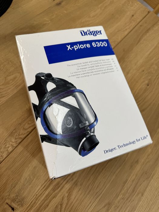 Maska pełna Dräger X-plore 6300, ze standardowym gwintem okrągłym RA