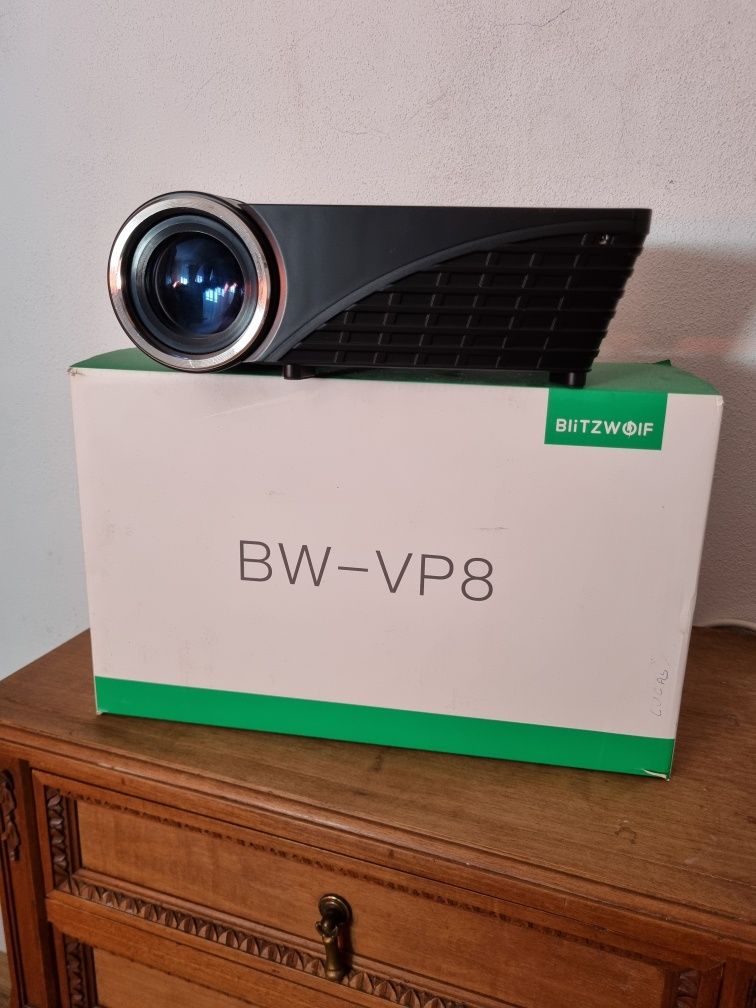 Projetor blitzwolf bw-vp8 1080p com novo