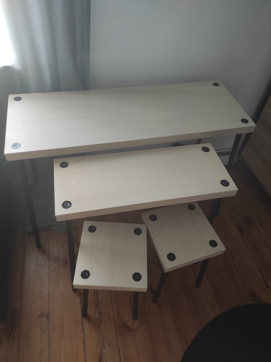 Zestaw stolików Ikea Fridnas.