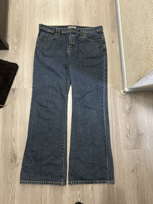vintage flared bootcut rick owens type jeans y2k opium винтаж клеш