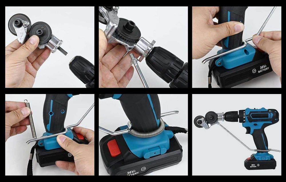 Адаптер для дрели и шуруповерта для нарезки металла TooLH