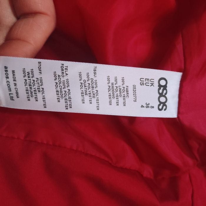 Куртка ASOS пуховик пухан зимова демі демісезонна