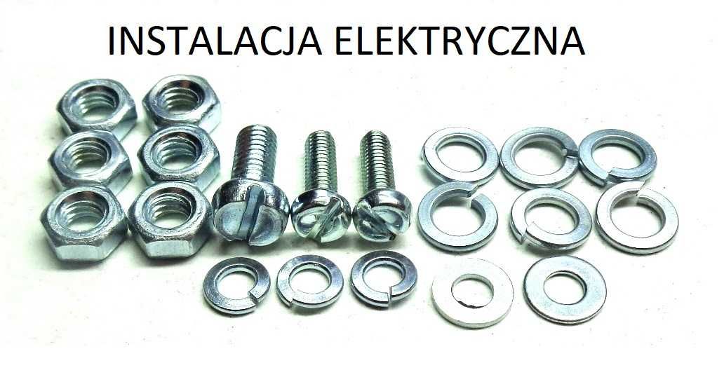 Komplet śrub ocynkowanych silnik motorynka Pony M2