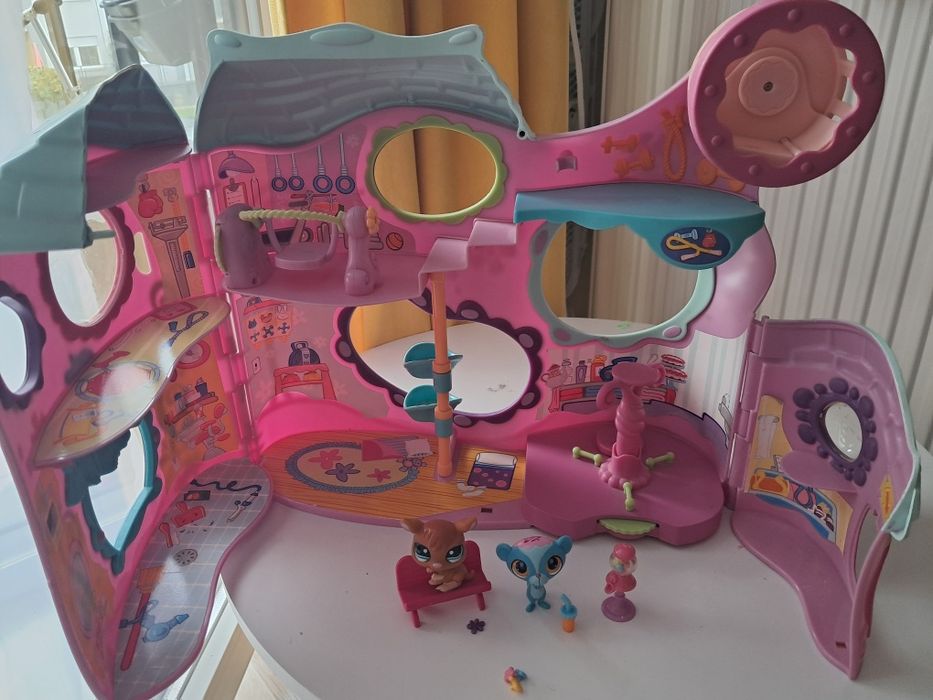 Domek siłownia Littlest Pet Shop lps zestaw