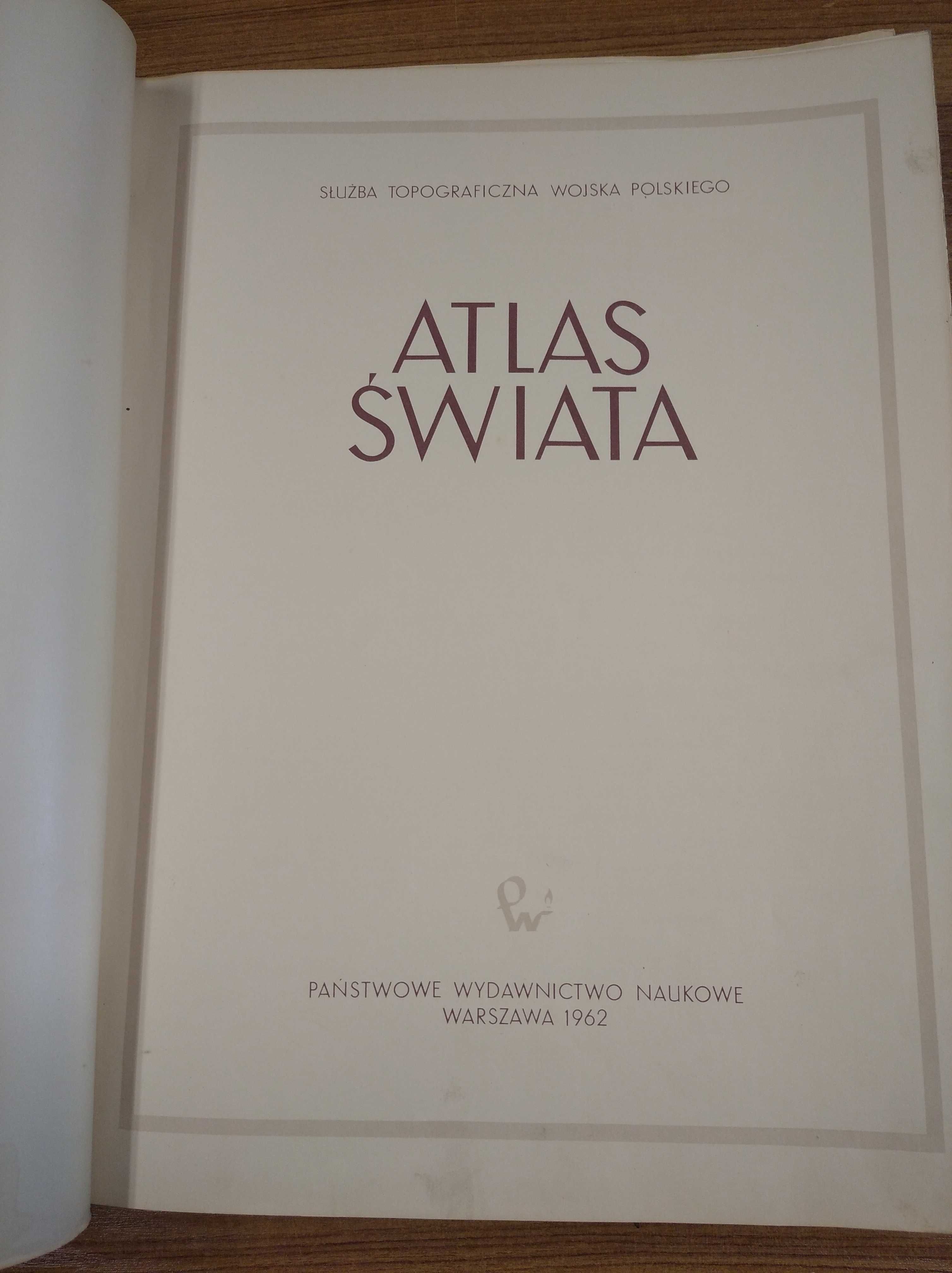 Atlas Świata 1962r.