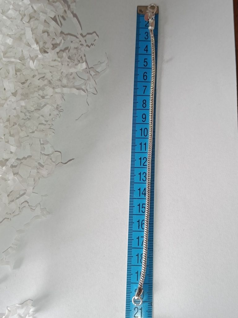 Браслет срібний 925 жіночий + упаковка в подарунок