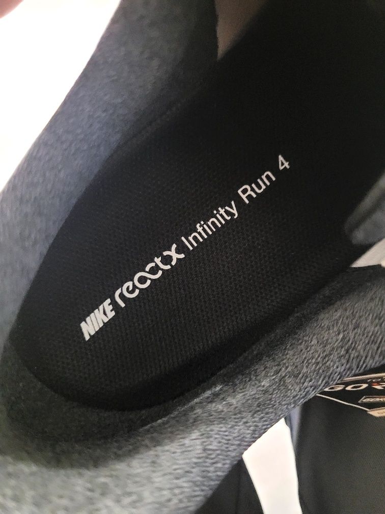 Кроссовки NIKE ReactX Infinity Run 4 GORE-TEX нові original