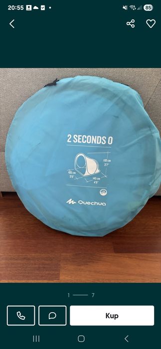 Namiot plażowy decathlon nowy