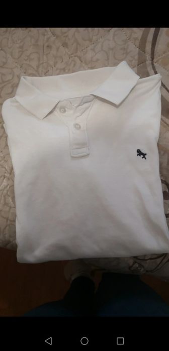 Polo da marca  H&M branco