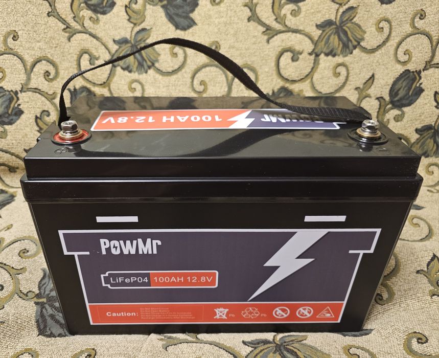 Аккумулятор Батарея PowMr 100Ah 12V  1280W LiFePo4
