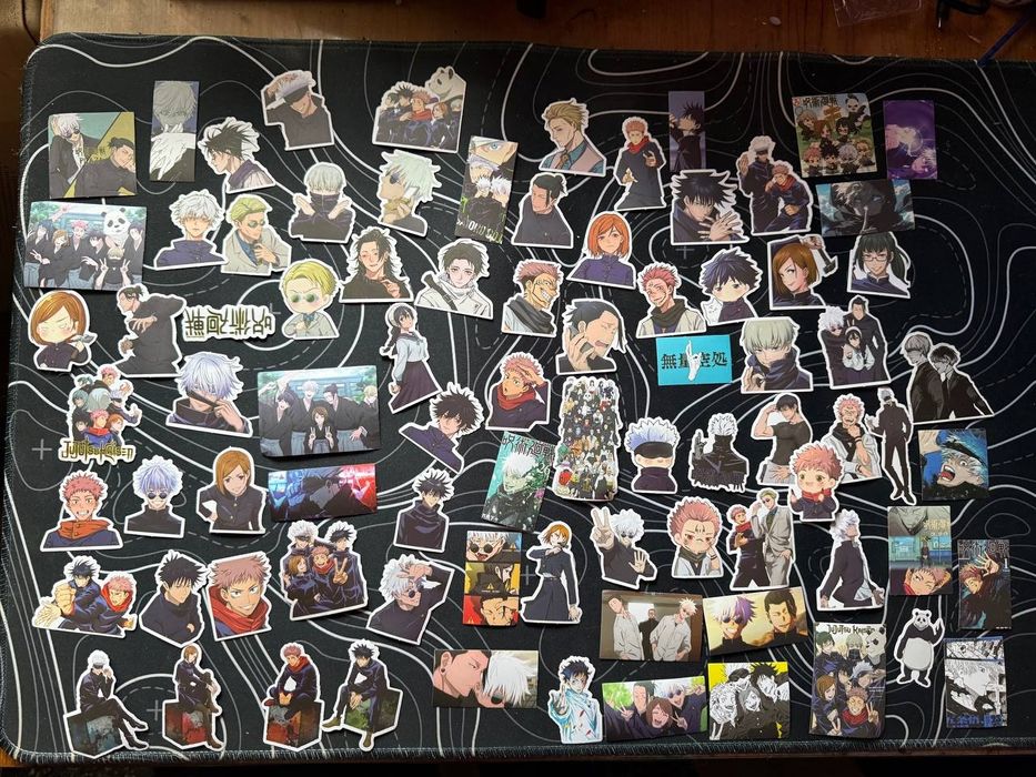 65 ШТУК Стікери Магічна Битва Наліпки Стикеры Аниме Магическая битва