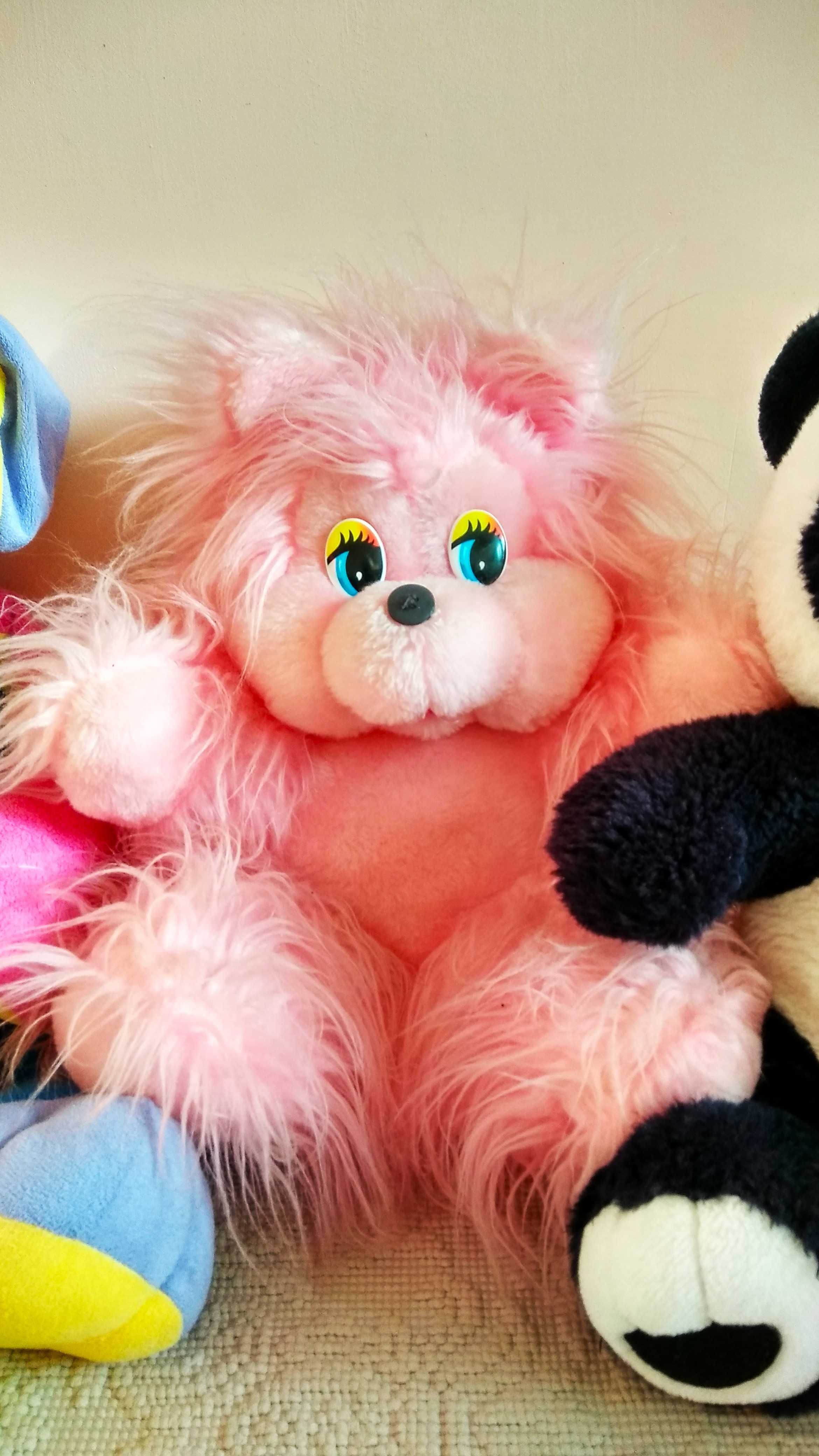 игрушки мягкие большие одним лотом. кукла + динозаврик.