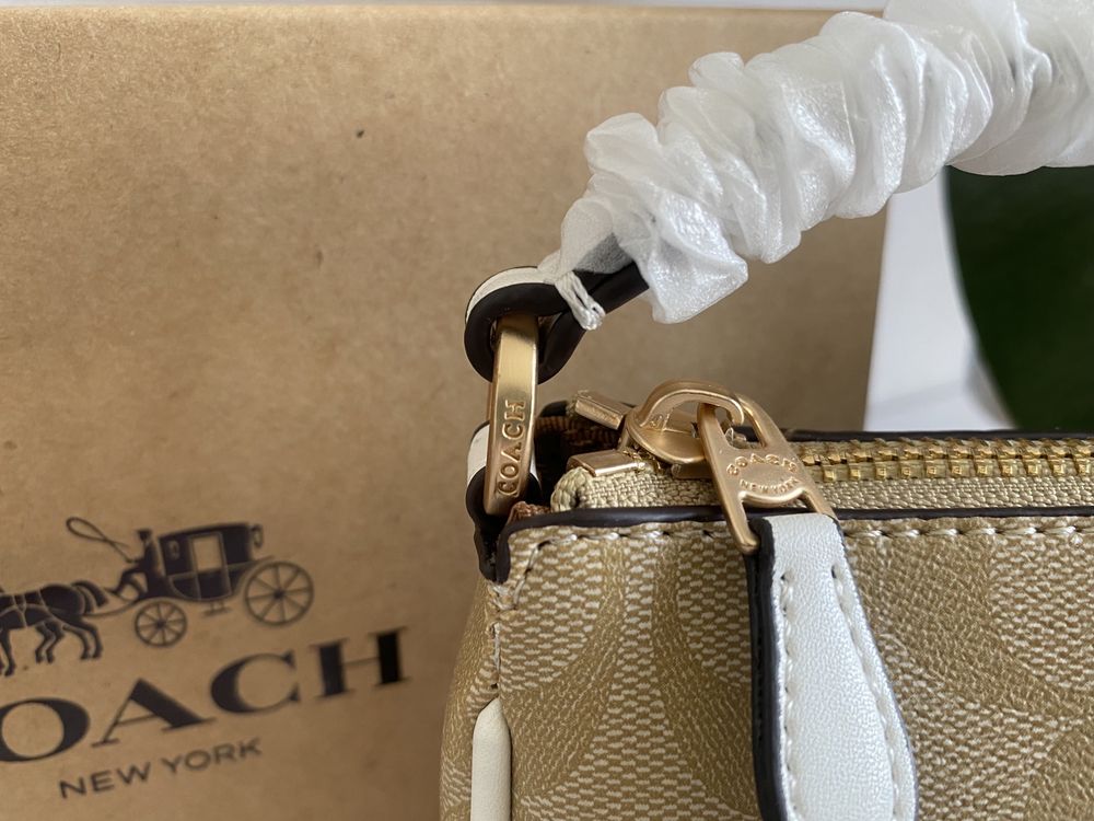 Сумка coach nolita 19, мини сумочка на лето, новая
