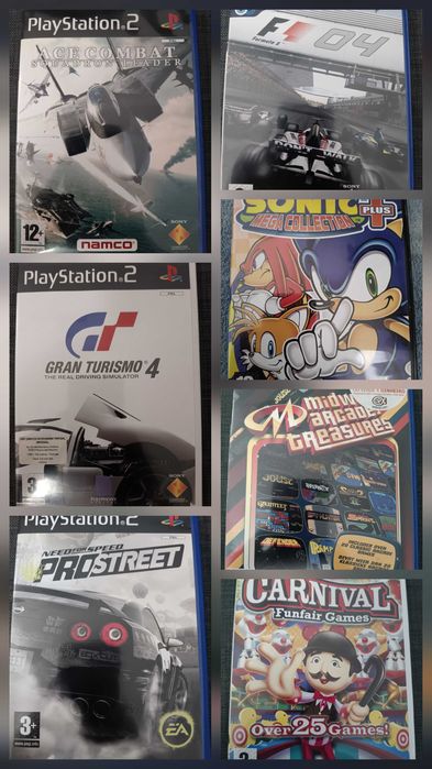 Jogos PS2 , wii e PC