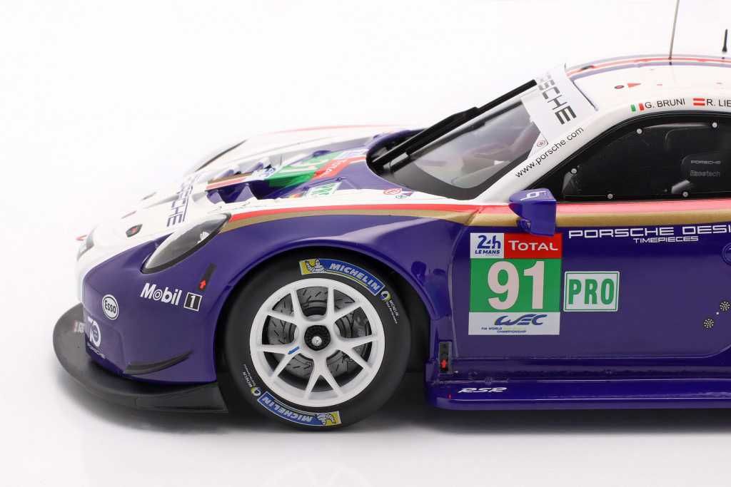 Model 1:18 Ixo Porsche 911 (991) RSR #91 24h LeMans 2018 Makowiecki