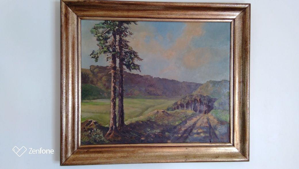 Pintura a óleo sobre tela