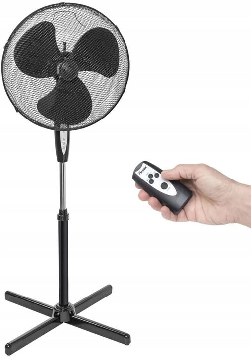 Wiatrak Wentylator Podłogowy 45cm 45w + Pilot