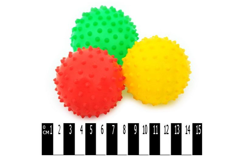 Набор мячиков "Ежики" 3 шт.,мячи,мячики,детские мячи,мяч