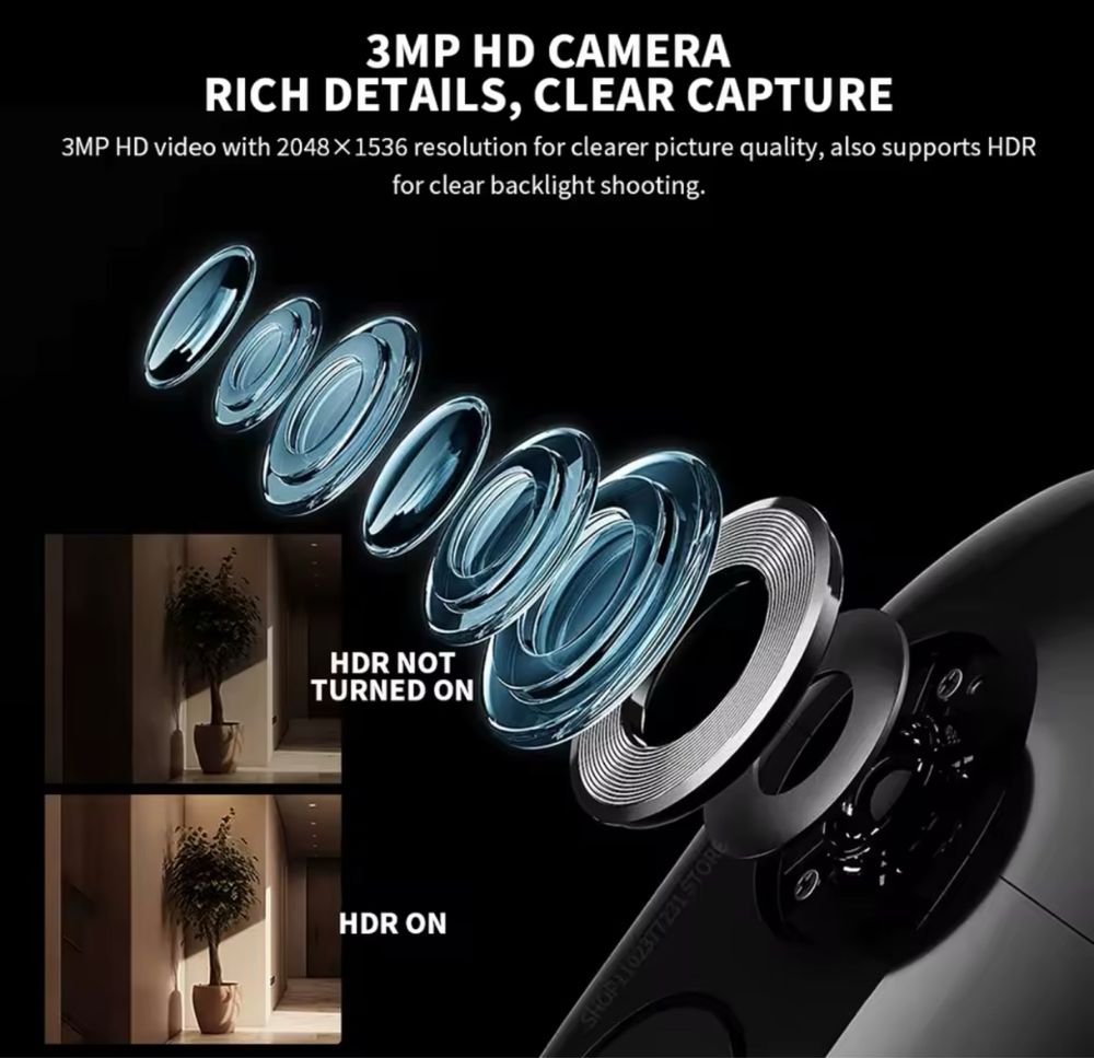 Відеоглазок Xiaomi Smart Cat Eye 2 Wi-Fi камера спостереження