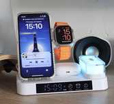 30w Бездротова Зарядка 5 в 1 Apple Watch iPhone AirPods Беспроводная