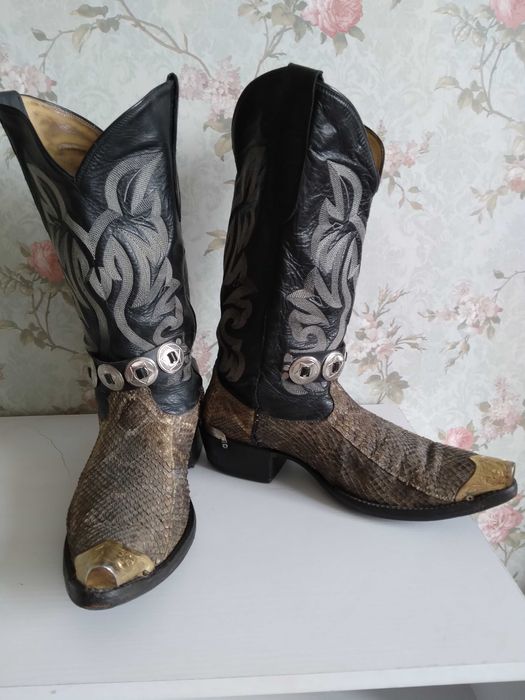 Ковбойськи чоботи чоловічи гремуча змія натуральна 42 -42.5