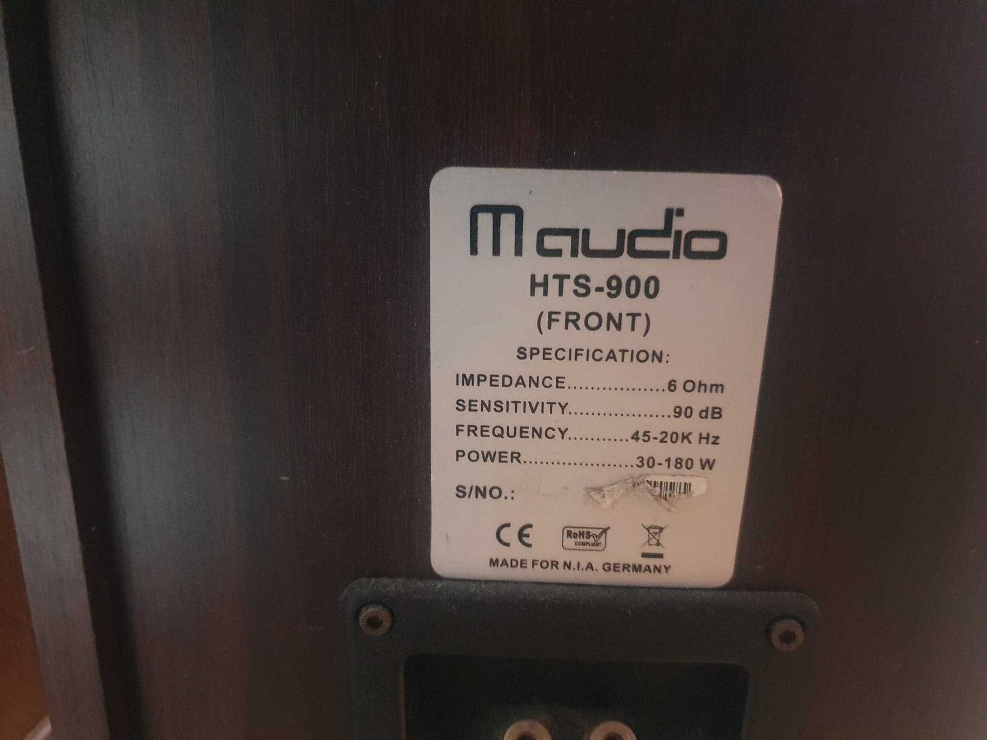 Amplituner Onkyo TX SR 507, Zestaw Głośników M audio HTS-900