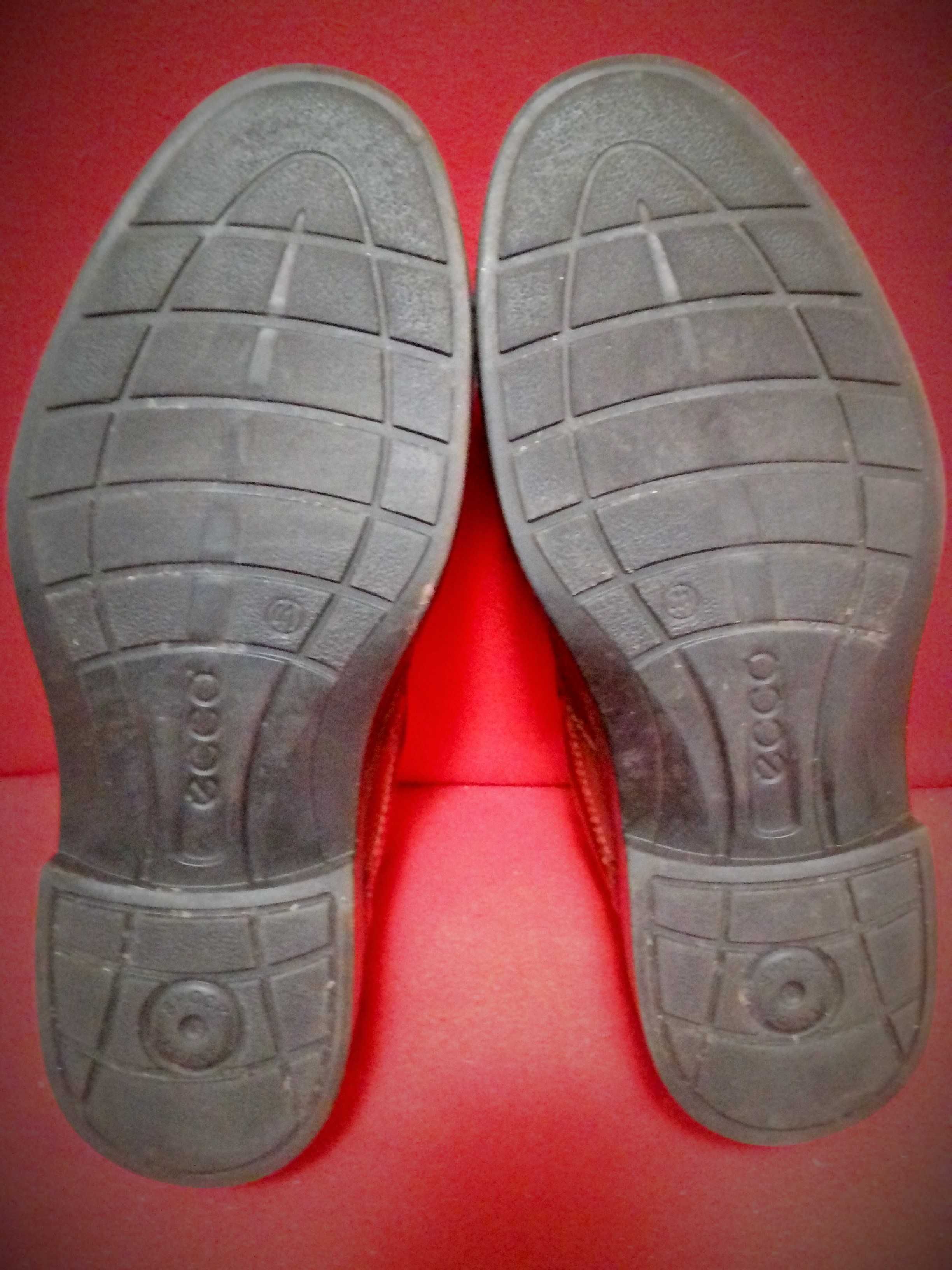 Brogues Ecco skórzane luksusowe vipowskie