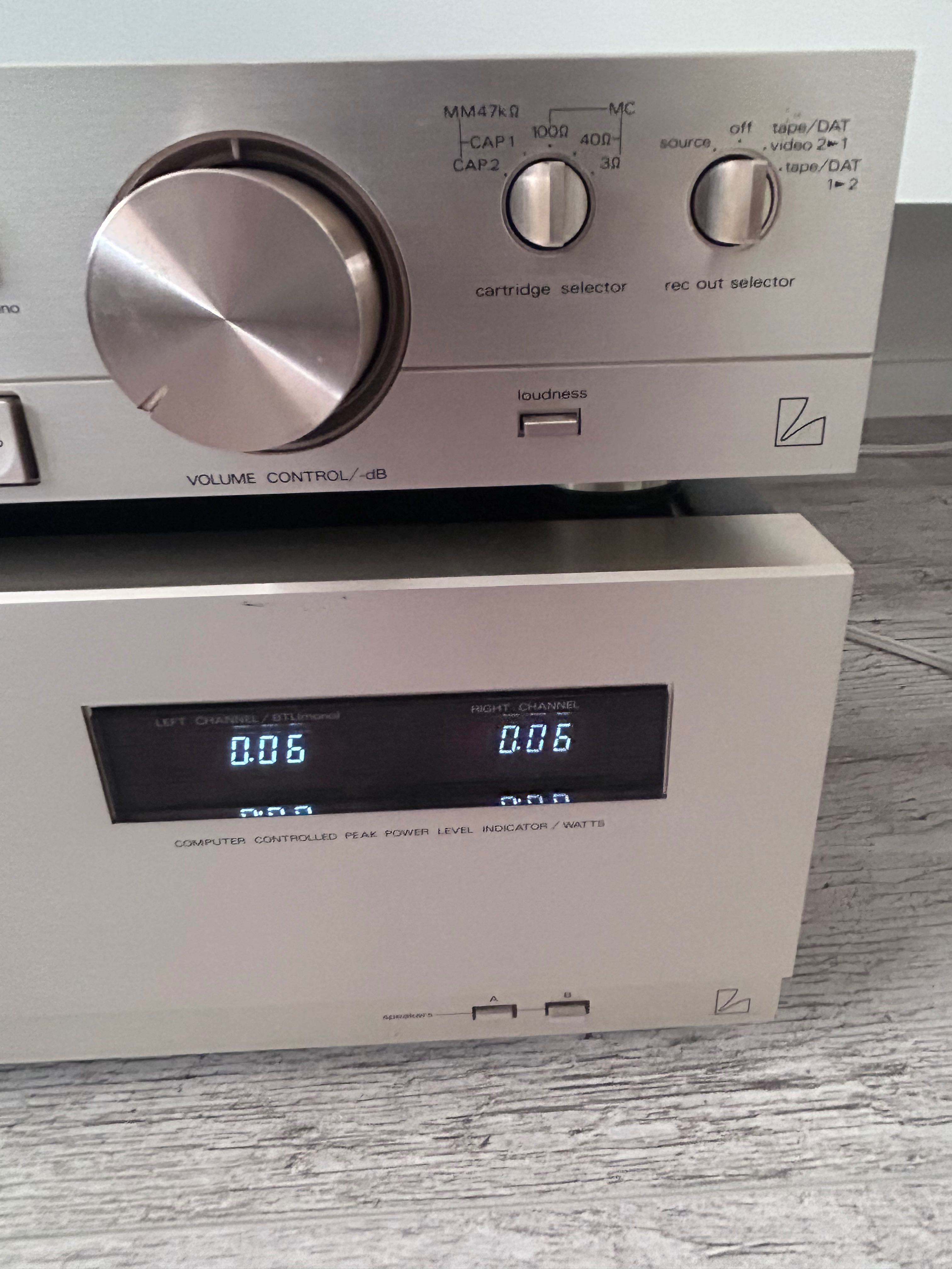 Luxman C-03 i M-03 Końcówka Mocy i Przedwzmacniacz