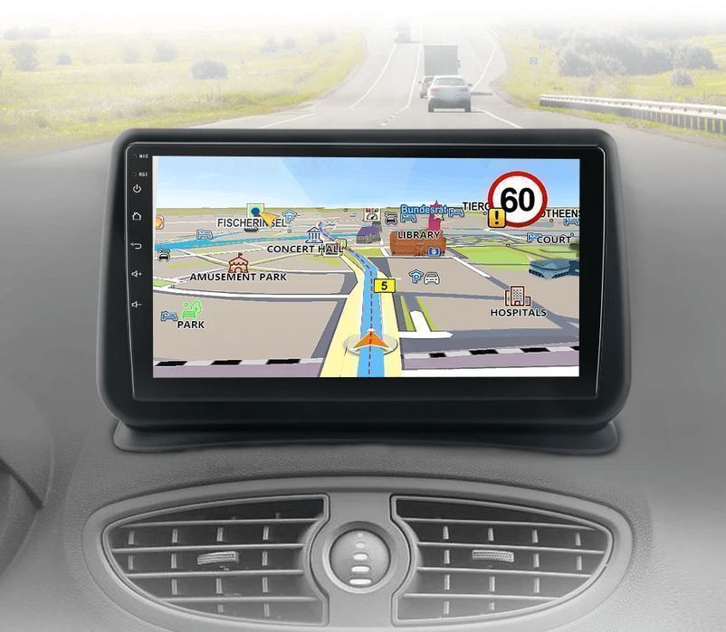 Radio Android do Renault Clio 3 (2005 - 2014) 4GB 64GB z GPS i CarPlay
