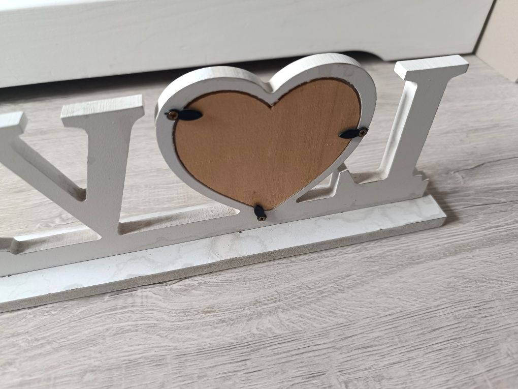 Dekoracyjna ramka na zdjęcie LOVE