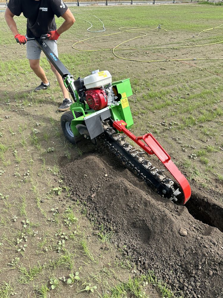 usługi koparką łańcuchową